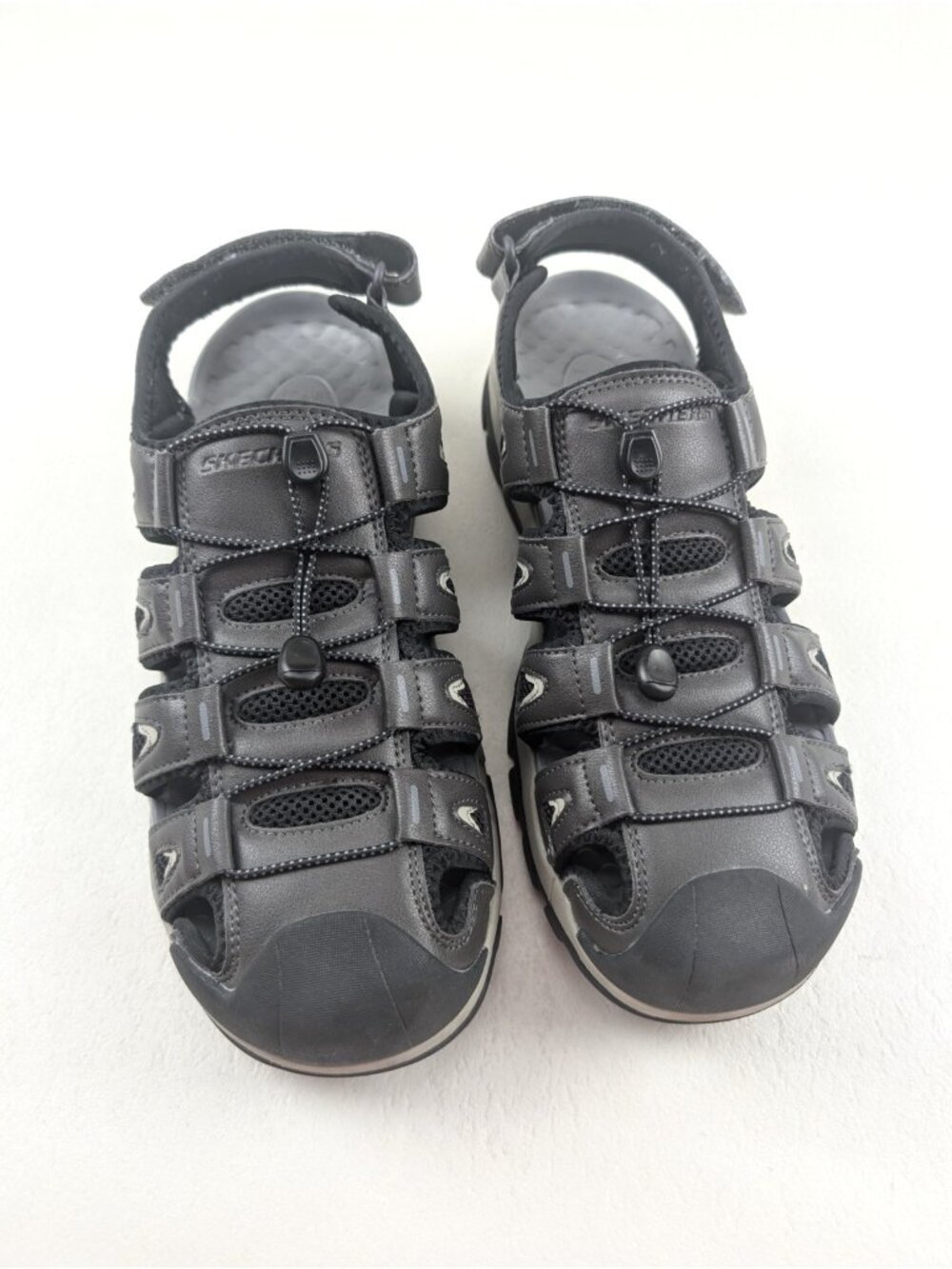 Skechers Tresmen Outseen Fisherman Sandal Mens 13 Gray Hiking Water Outdoor Shoe